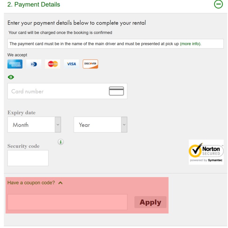 redeeming europcar ie voucher-code