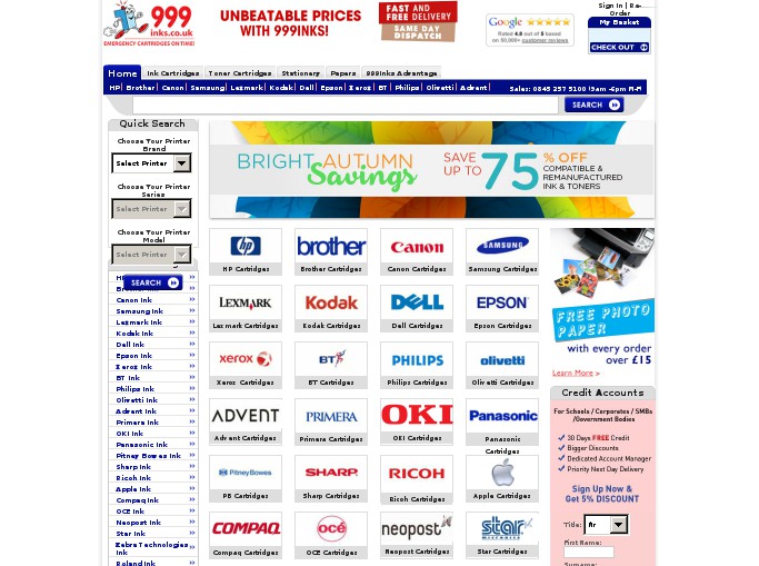 Screenshot of the shop