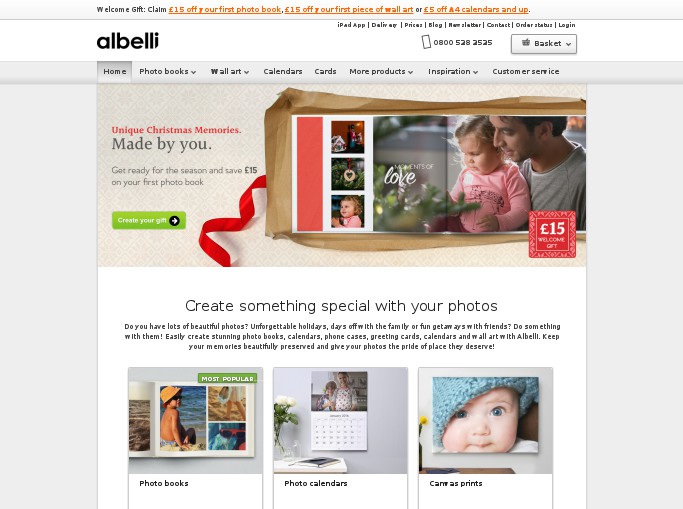 Screenshot of the shop