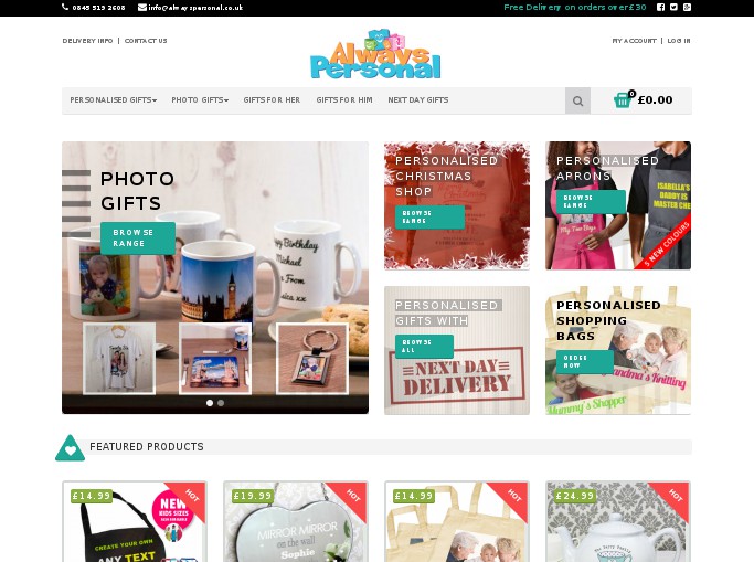 Screenshot of the shop