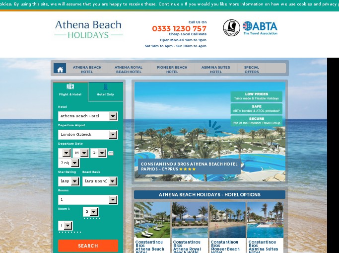 Screenshot of the shop