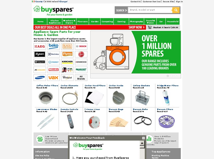 Buy Spares Ireland Voucher Vouchercodes for discount August 2024