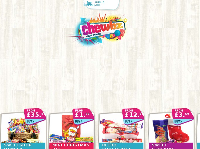 Screenshot of the shop