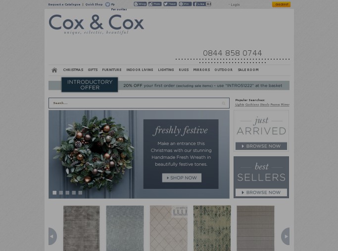 Screenshot of the shop