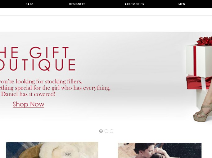 Screenshot of the shop