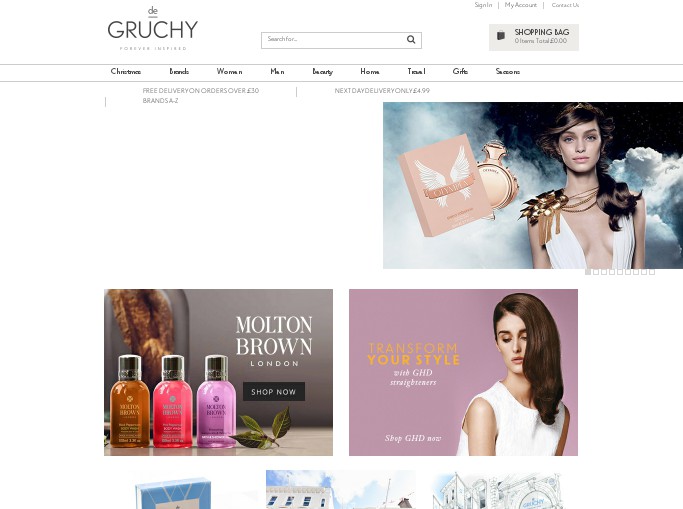 Screenshot of the shop