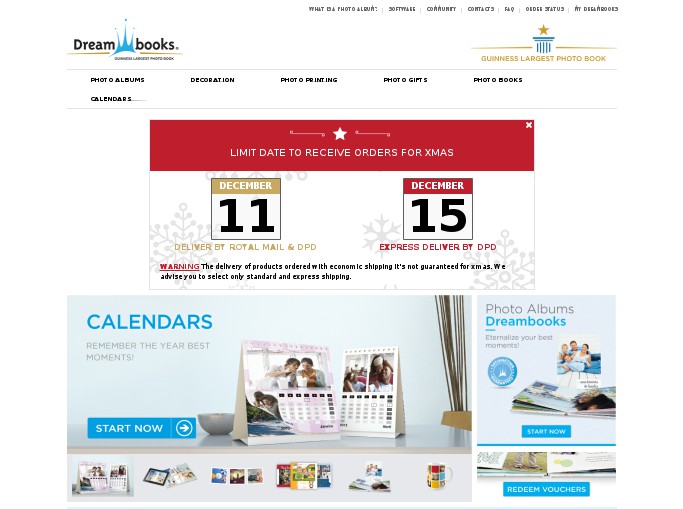 Screenshot of the shop