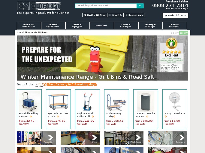 Screenshot of the shop