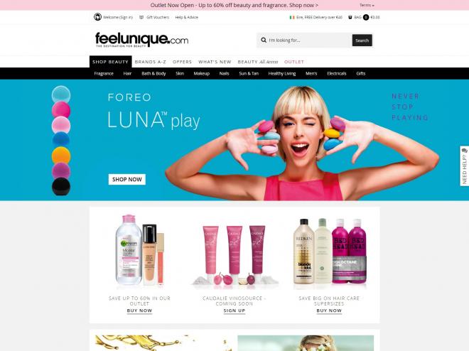 Screenshot of the shop