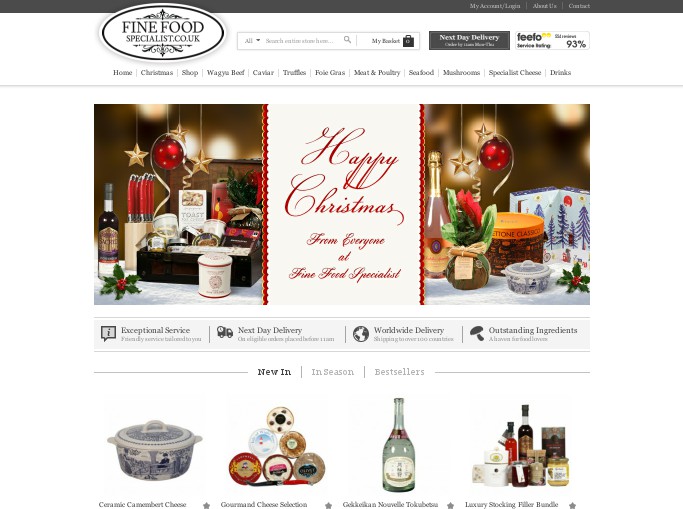 Screenshot of the shop