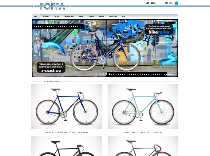 Screenshot of the shop