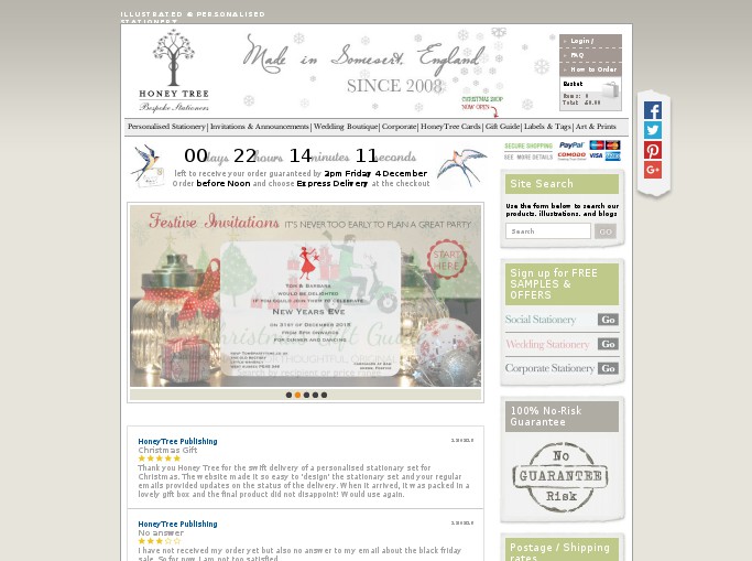 Screenshot of the shop