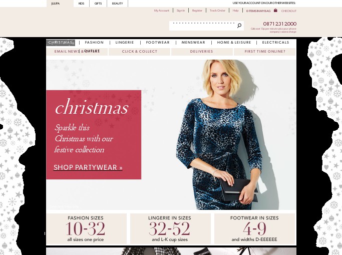 Screenshot of the shop