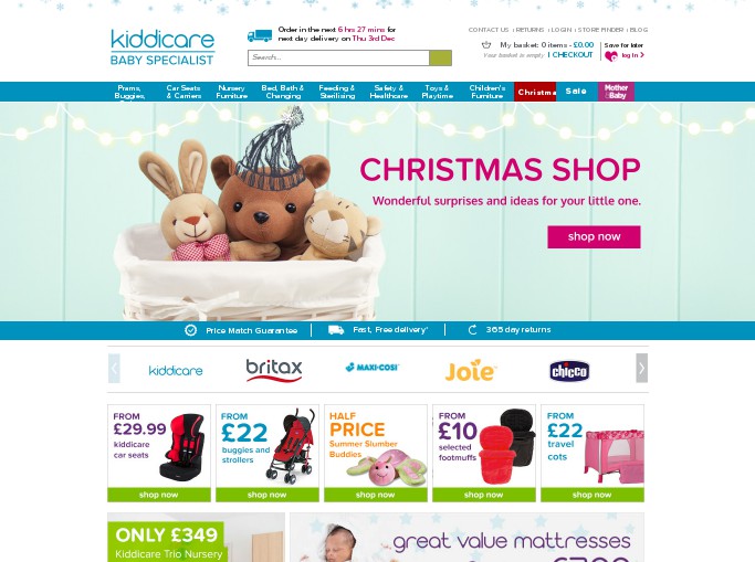 Screenshot of the shop