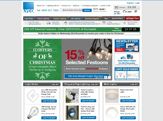 Screenshot of the shop