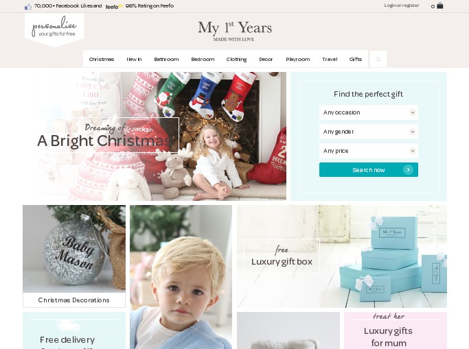 Screenshot of the shop