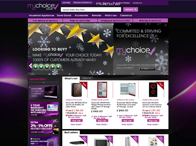 Screenshot of the shop