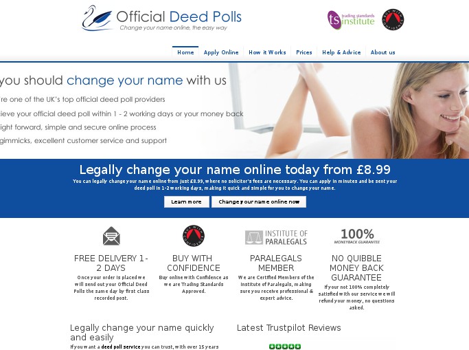 Official Deed Polls Voucher 10 OFF Official Deed Polls