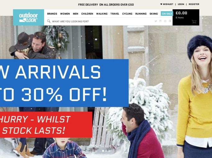 Screenshot of the shop