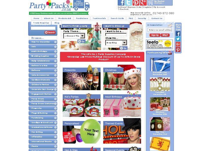 Screenshot of the shop