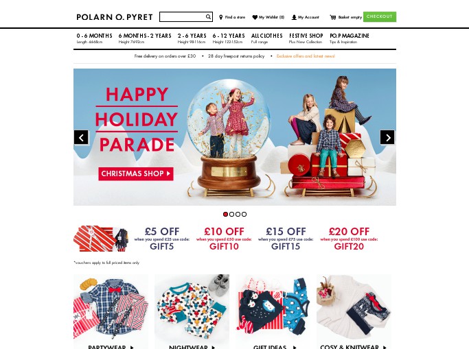 Screenshot of the shop