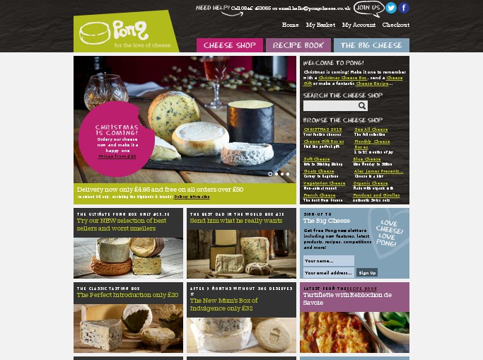 Screenshot of the shop