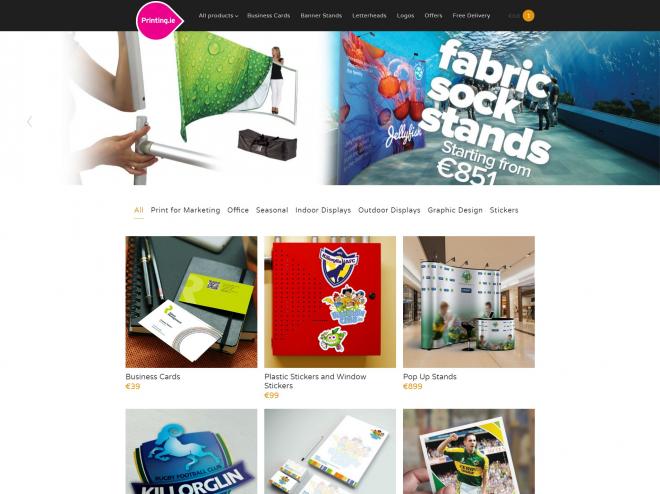 Screenshot of the shop