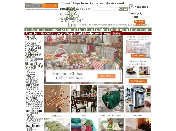 Screenshot of the shop