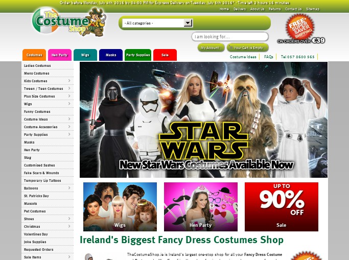 The Costume Shop Ireland Promo Code Vouchercodes for discount