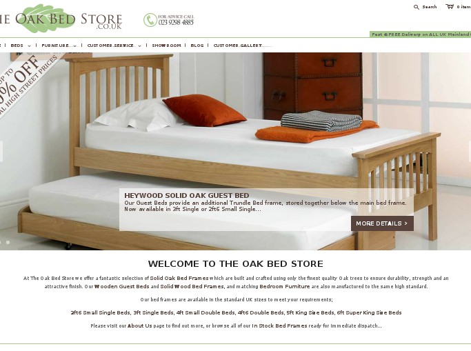The Oak Bed Store Voucher
