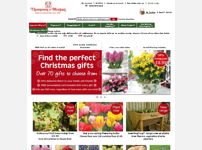 Thompson and morgan discount code Popular Thompson and Morgan Discount Offers – Make the best use of time & 20% Off your order. Excludes Sundries and Wild Birdfood at Thompson and Morgan. The deal is absolutely free and expires on So make the best use of your time and money with Thompson and Morgan Discount .