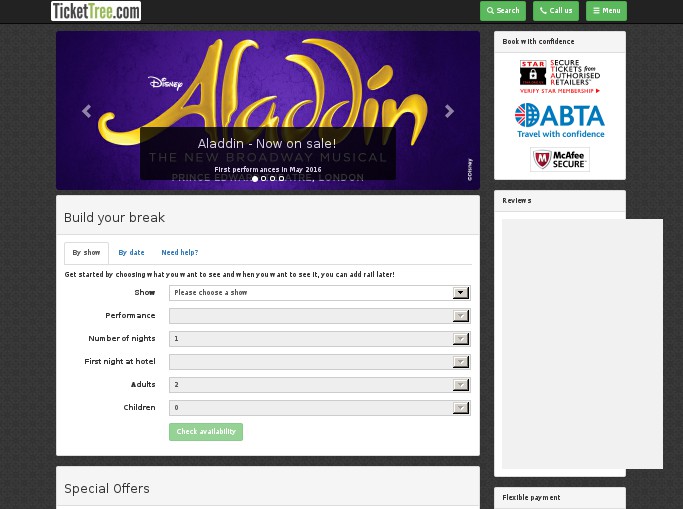 Screenshot of the shop