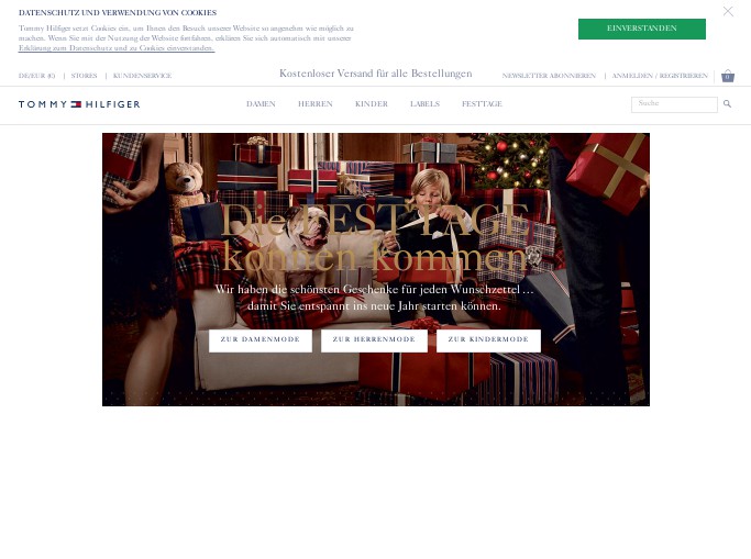 Screenshot of the shop