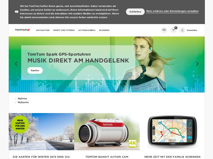 Screenshot of the shop