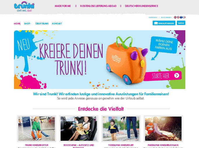 Screenshot of the shop