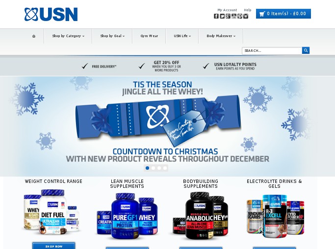 Screenshot of the shop