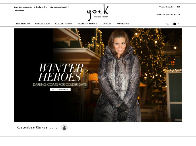 Screenshot of the shop